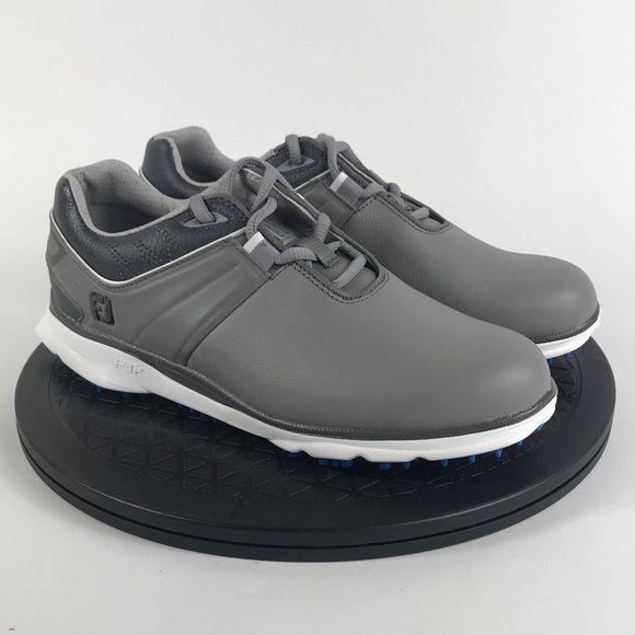 FootJoy Pro|SL Gray Leather Spikeless Golf Shoes 98135 Women’s Size 7.5 - Picture 3 of 12